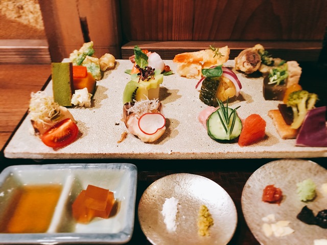 [一個人的京都之旅] 隱家町屋京料理 AWOMB手織壽司